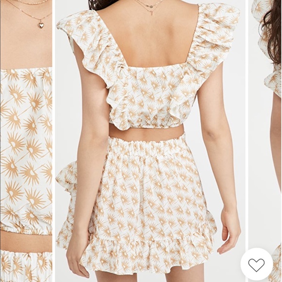 NWT Eberjey Palapas Lidia SKIRT - Picture 2 of 8